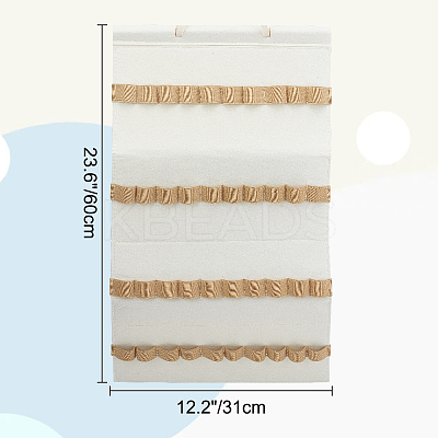 Felt Hanging Hair Claw Clip Organizer Holder for Women Girls AJEW-WH0534-05A-1