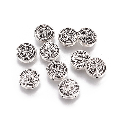 Tibetan Style Alloy Beads PALLOY-L214-01AS-1