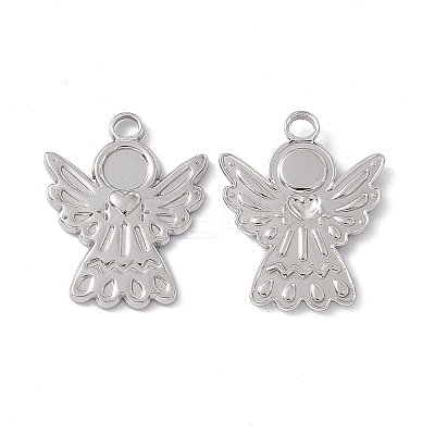 Non-Tarnish 304 Stainless Steel Pendants STAS-K242-09P-1