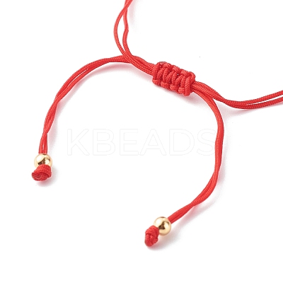 Adjustable Nylon Thread Braided Bead Bracelets BJEW-JB06437-1