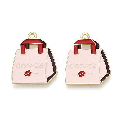 Alloy Enamel Pendants PALLOY-T093-18G-1