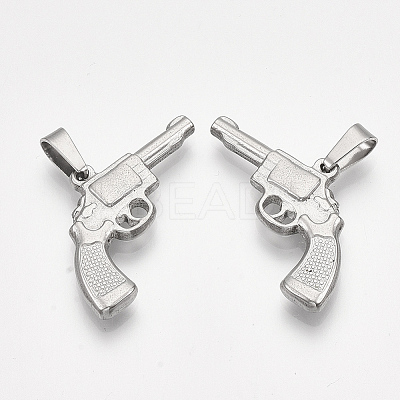 Non-Tarnish 304 Stainless Steel Pendants LS-STAS-T045-31P-1