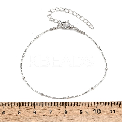 201 Stainless Steel Satellite Chains Bracelets for Women LS-BJEW-G767-01D-P-1