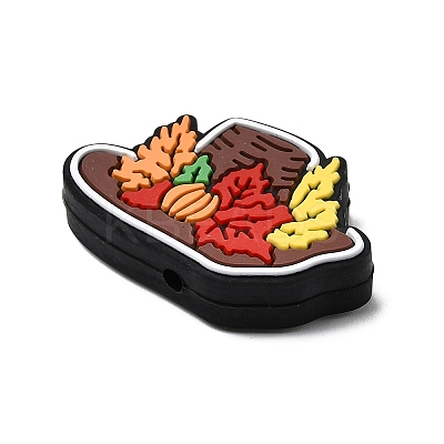 Thanksgiving Theme Silicone Beads SIL-J001-01J-1