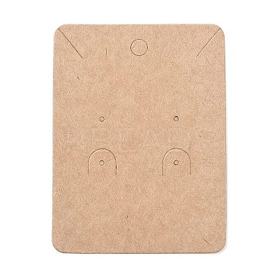 Blank Kraft Paper Jewlery Display Cards X1-CDIS-G005-11-1