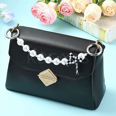 Plastic Beads Phone Case Beaded Chain AJEW-CJ00006-1