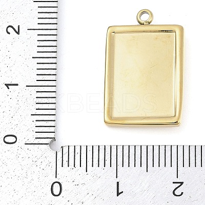 304 Stainless Steel Rhinestone Pendants STAS-L022-473G-1