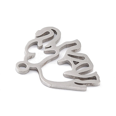 Non-Tarnish 201 Stainless Steel Pendants STAS-K003-06P-1