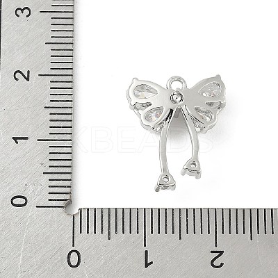 Brass Micro Pave Cubic Zirconia Pendants LS-KK-M326-18B-P-1
