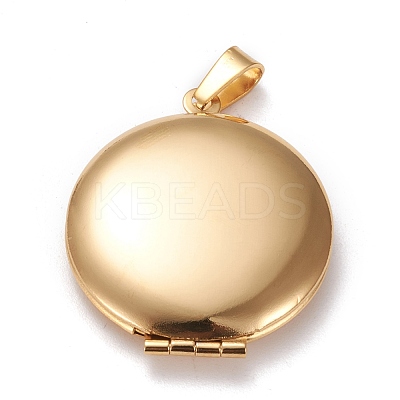 Ion Plating(IP) 316 Stainless Steel Locket Pendants STAS-K197-12G-1