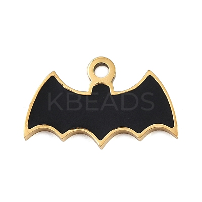 Halloween Theme 304 Stainless Steel Charms LS-STAS-C140-02C-G-1