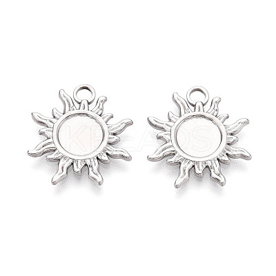Non-Tarnish 201 Stainless Steel Pendants STAS-N098-140P-1