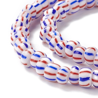 Handmade Lampwork Beads Strands BLOW-K001-01B-07-1