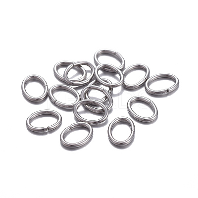 Tarnish Resistant 304 Stainless Steel Open Jump Rings STAS-F221-40P-B-1