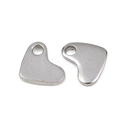 Tarnish Resistant 304 Stainless Steel Stamping Blank Tag Pendants STAS-Q024-1-1
