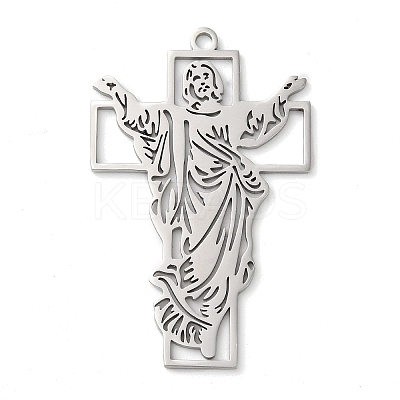 Non-Tarnish 304 Stainless Steel Pendants STAS-R116-04P-1