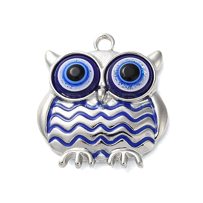 Glitter Zinc Alloy Enamel Pendants ENAM-Z011-03P-1