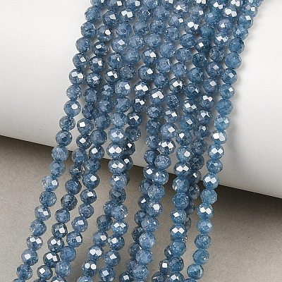 Cubic Zirconia Bead Strands X-ZIRC-C006-01B-04-1
