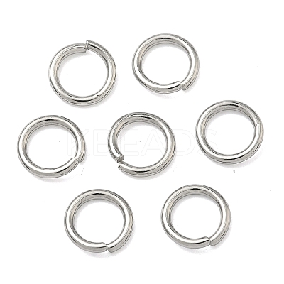 Tarnish Resistant 304 Stainless Steel Open Jump Rings STAS-E066-11-8mm-1