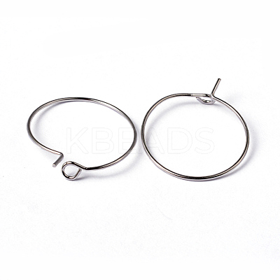 Brass Earrings Hoops X-EC067-1NF-1
