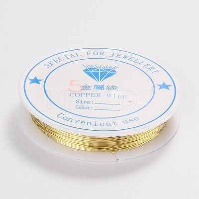 Round Copper Jewelry Wire CW0.5mm007-1