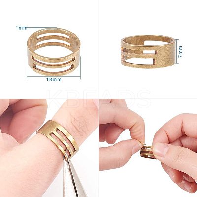 Brass Open Jump Rings KK-PH0034-93-1