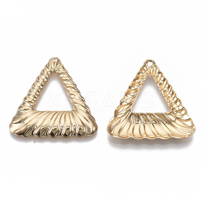 Eco-Friendly Iron Pendants IFIN-T015-027G-NR-1
