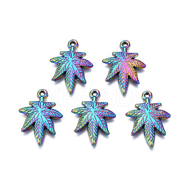 Rainbow Color Alloy Pendants PALLOY-N156-215-1