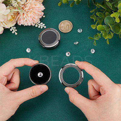 Alloy Loose Diamond Boxes CON-WH0104-11B-B-1