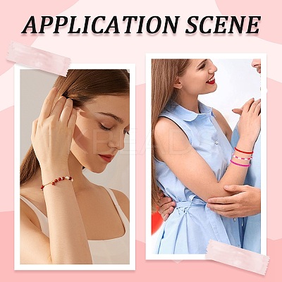 1200Pcs 4 Colors Valentine's Day Themed Opaque Acrylic Beads MACR-SC0001-42-1