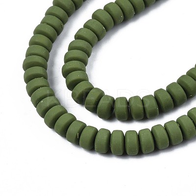Handmade Polymer Clay Beads Strands CLAY-N008-104-1