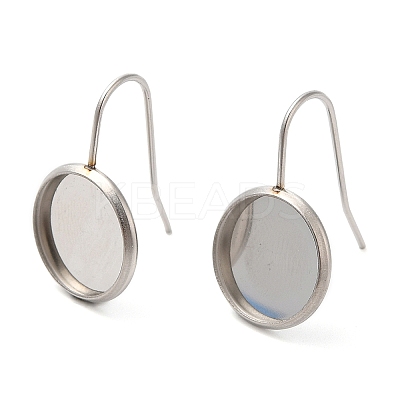 Non-Tarnish 304 Stainless Steel Earring Hooks X-STAS-R123-16C-P-1