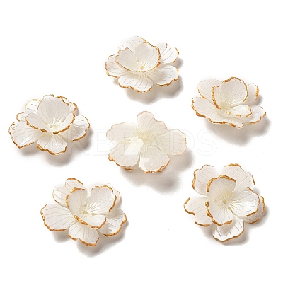 Golden Edge Flower Bead Cap SACR-C002-29-1