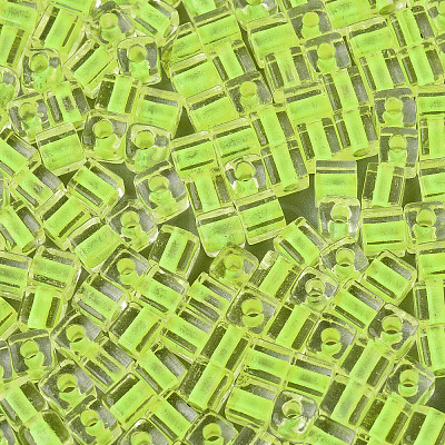 Transparent Inside Colours Glass Seed Beads SEED-T007-11J-1