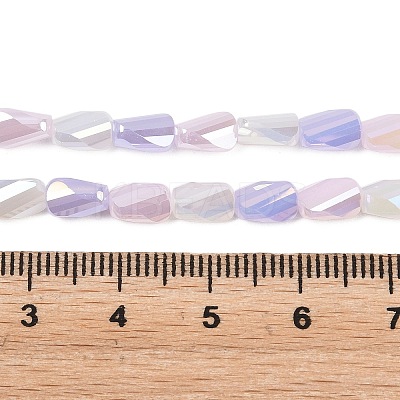 Electroplate Glass Beads EGLA-D300-01A-08-1