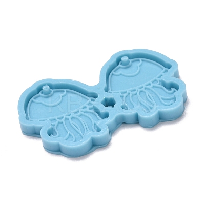 Jellyfish Shape Pendant Silicone Molds DIY-M034-05-1