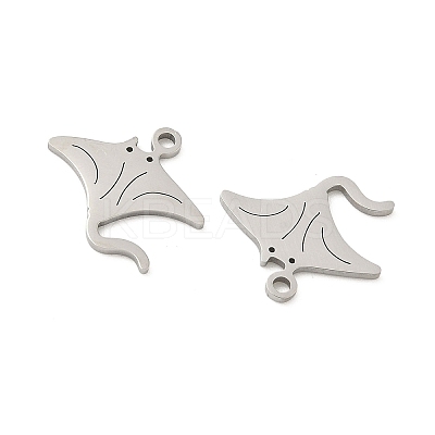 201 Stainless Steel Pendants STAS-P428-04B-P-1