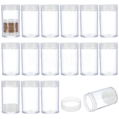 Column Plastic Coin Collections CON-WH0115-05A-1