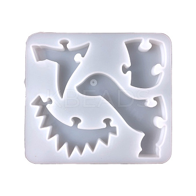 DIY Food Grade Silicone Animal Puzzle Molds SIMO-PW0011-16C-1