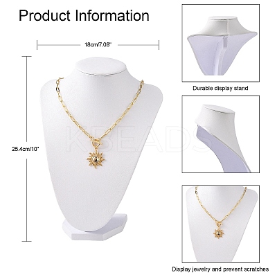 Jewelry Necklace Display Bust X-S015-A-1