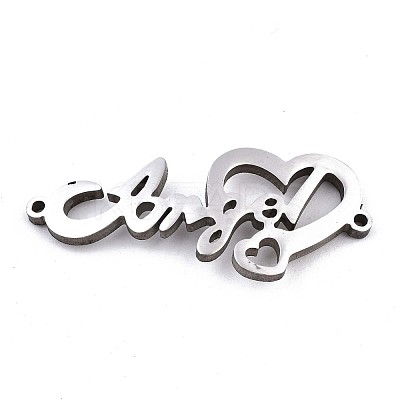 Tarnish Resistant 304 Stainless Steel Link Connectors STAS-T059-19P-1