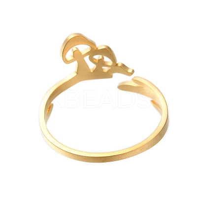 304 Stainless Steel Rings for Women RJEW-S241-05G-1