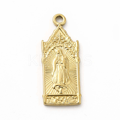 304 Stainless Steel Pendants STAS-M305-02G-1