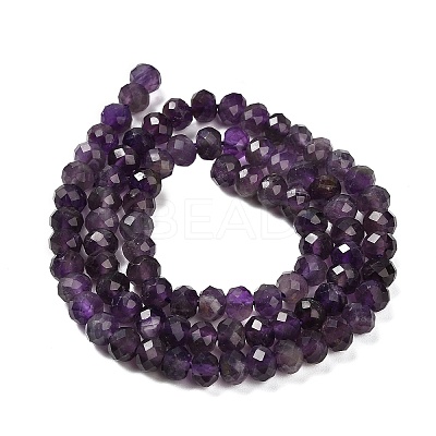 Natural Amethyst Beads Strands LS-G-G278-A01-4x6mm-1