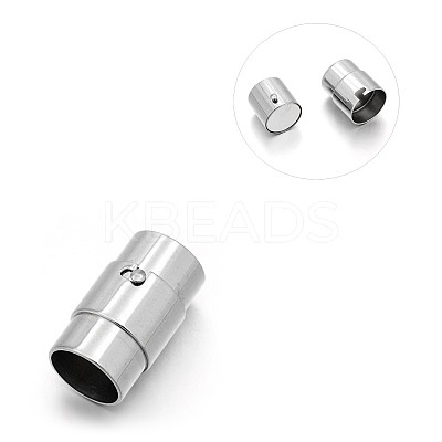 Tarnish Resistant Smooth 304 Stainless Steel Column Locking Tube Magnetic Clasps STAS-E089-05I-1