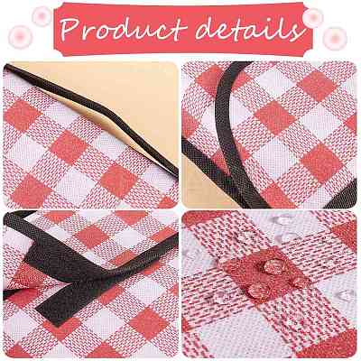 Portable Tartan Patern Non Woven Picnic Mat JX572C-02-1