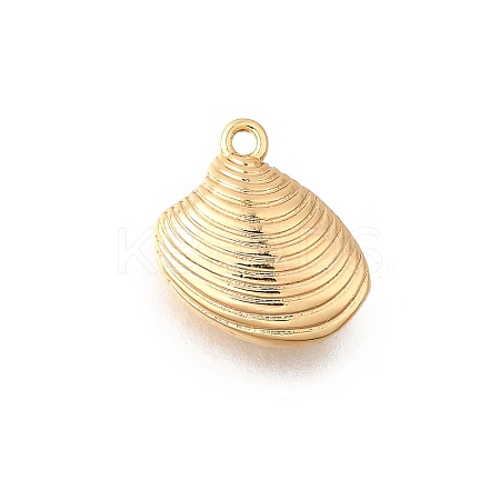 Ocean Theme Brass Charms KK-C096-13D-G-1
