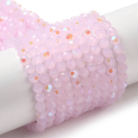 Imitation Jade Glass Beads Strands X-EGLA-A035-J4mm-L02-1