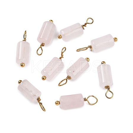 Natural White Jade Cloumn Pendants LS-STAS-H221-04G-05-1