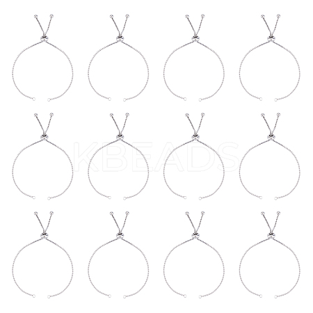 Tarnish Resistant 304 Stainless steel Chain Bracelet Making STAS-F118-P-1